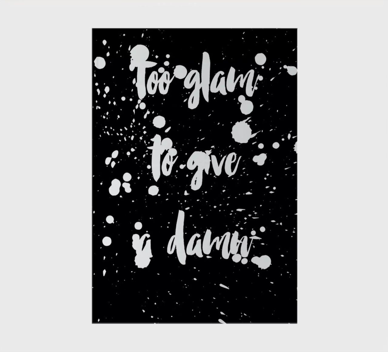 Glam Dirty notebook by Maria Kritzas