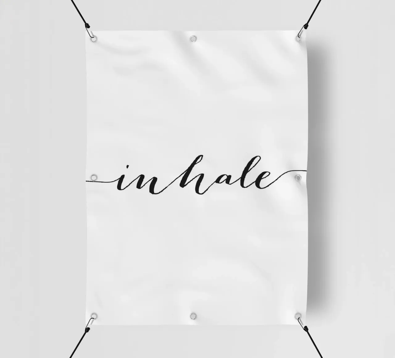 Poster Inhale - Design minimalista per il relax telo in pvc da Whole©