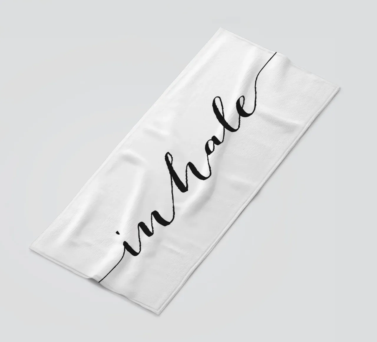Poster Inhale - Design minimalista per il relax telo mare da Whole©