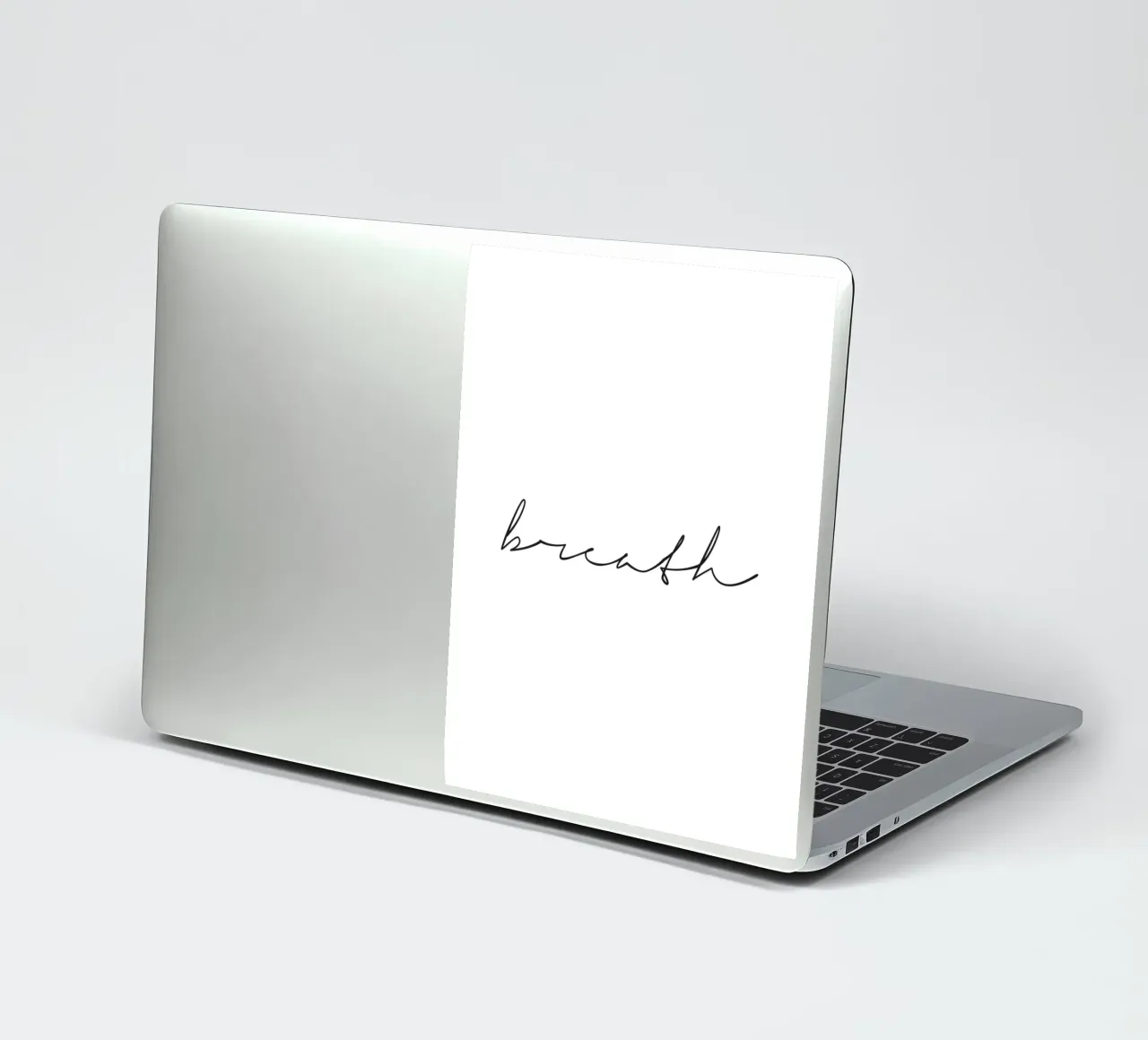 Breathe Poster - Elegant typography design sticker by Whole©