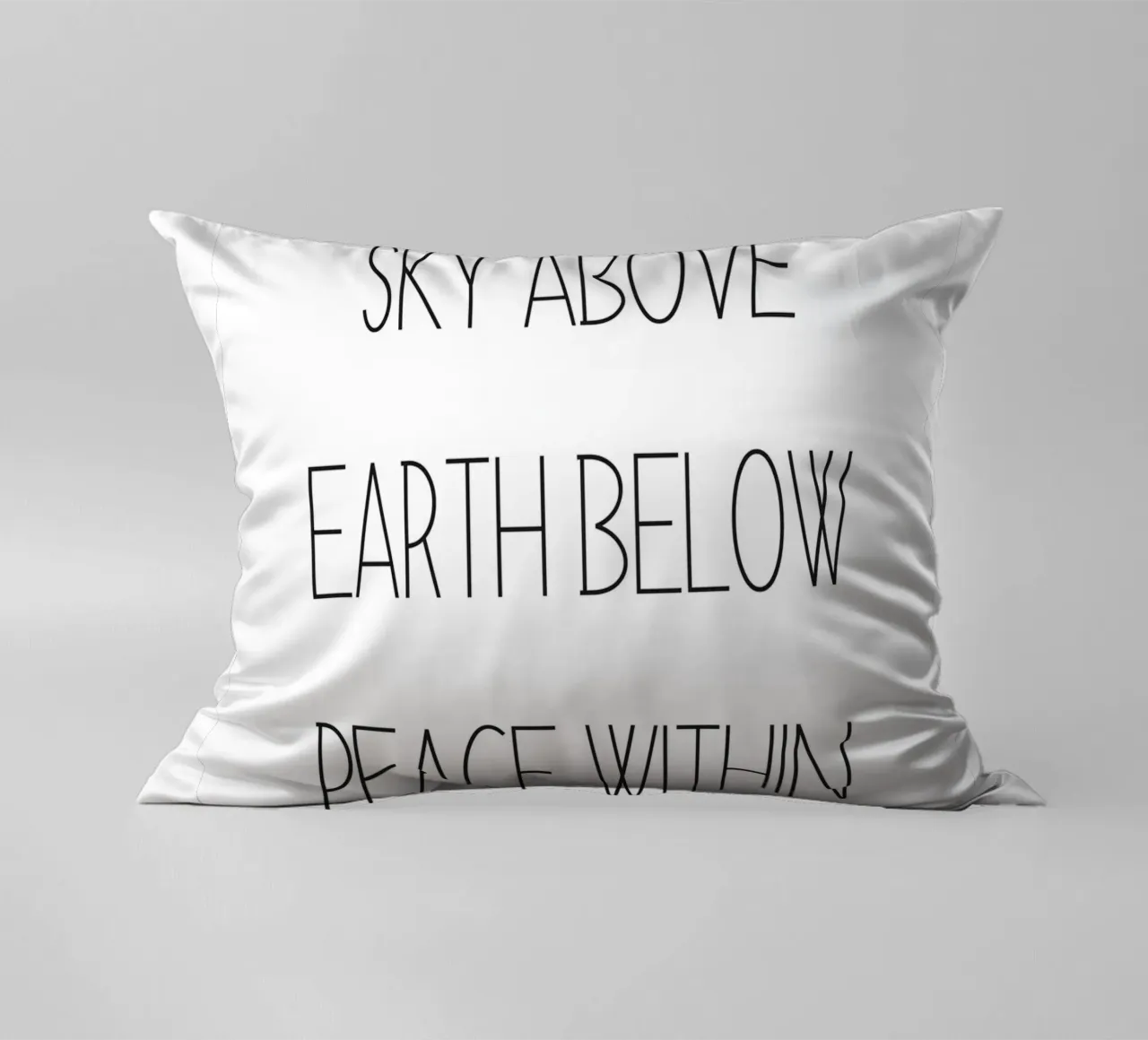 Il cielo sopra la terra sotto - Poster ispiratore cuscino da Whole©