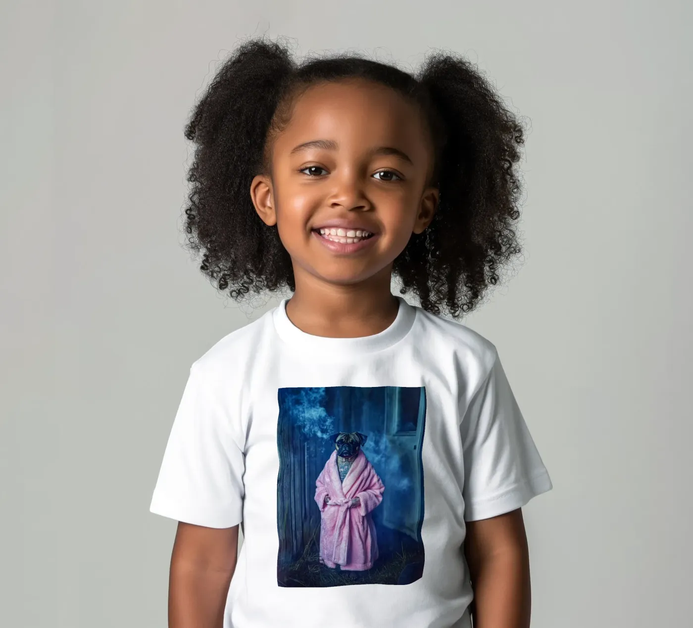 Roscoe t-shirt bambini da Affiches Chien Originales – Dogland