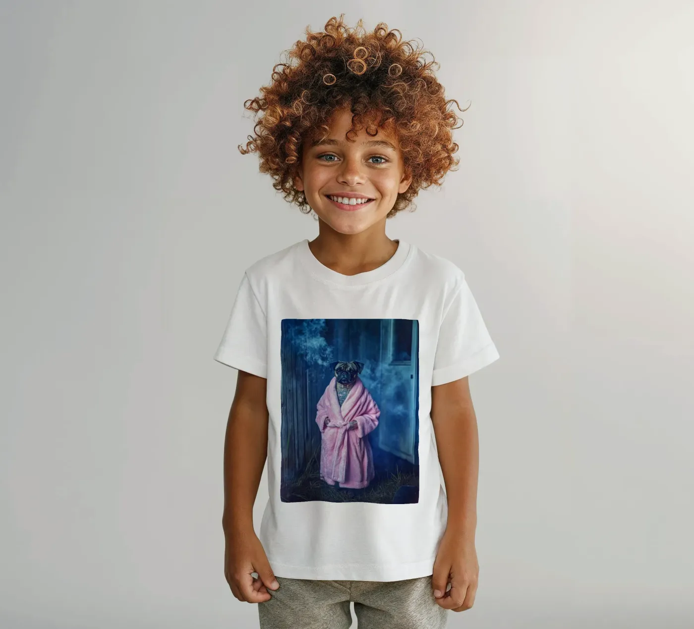 Roscoe t-shirt bambini da Affiches Chien Originales – Dogland