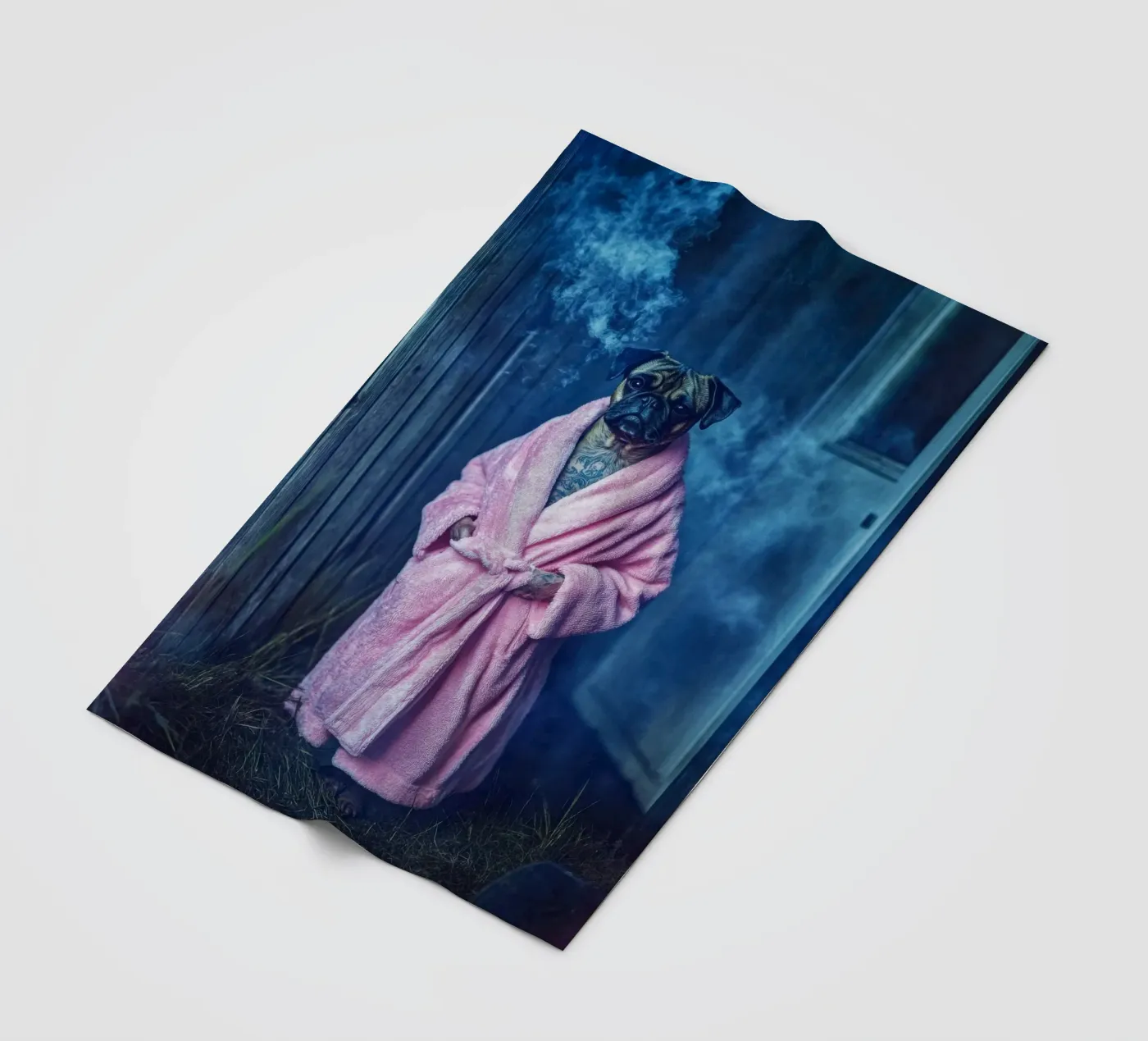 Roscoe Fleecedecke von Affiches Chien Originales – Dogland