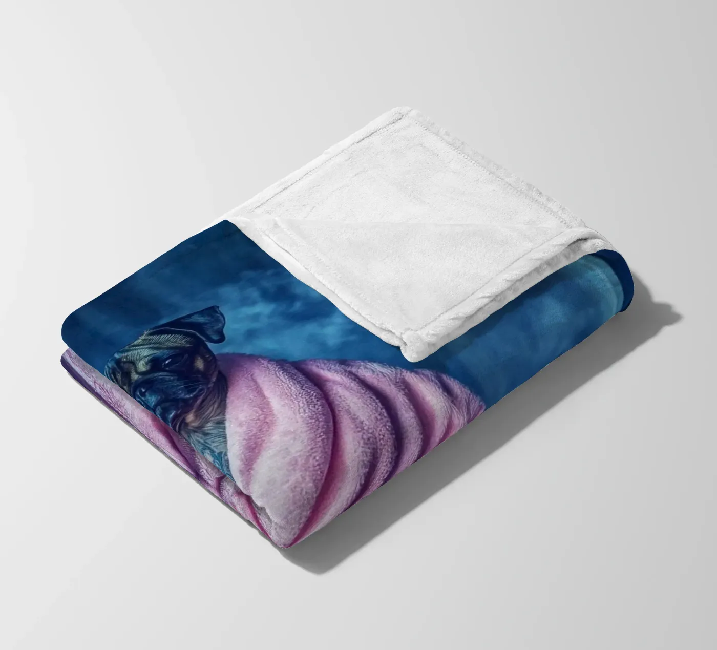 Roscoe Fleecedecke von Affiches Chien Originales – Dogland