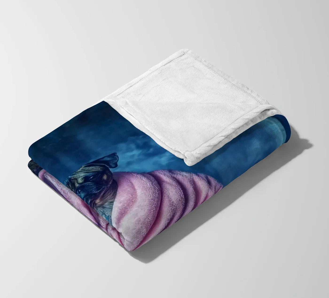 Roscoe Fleecedecke von Affiches Chien Originales – Dogland