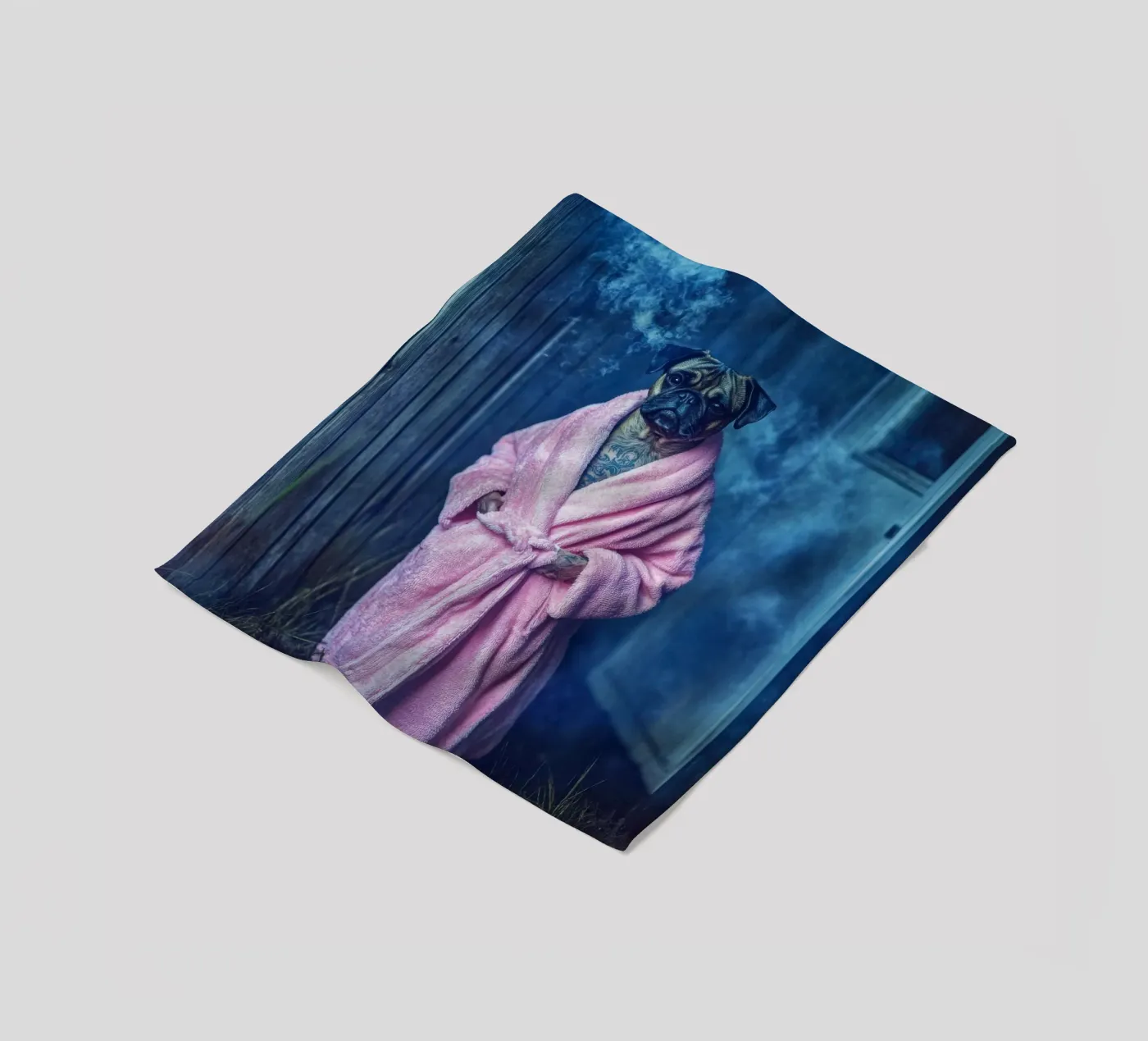 Roscoe Fleecedecke von Affiches Chien Originales – Dogland