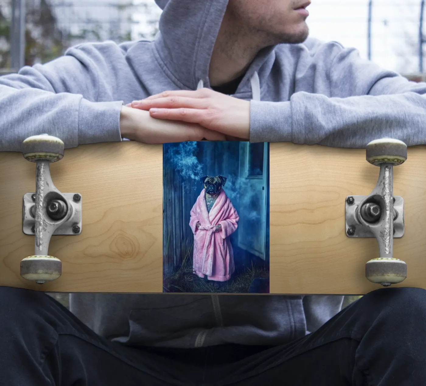 Roscoe sticker by Affiches Chien Originales – Dogland