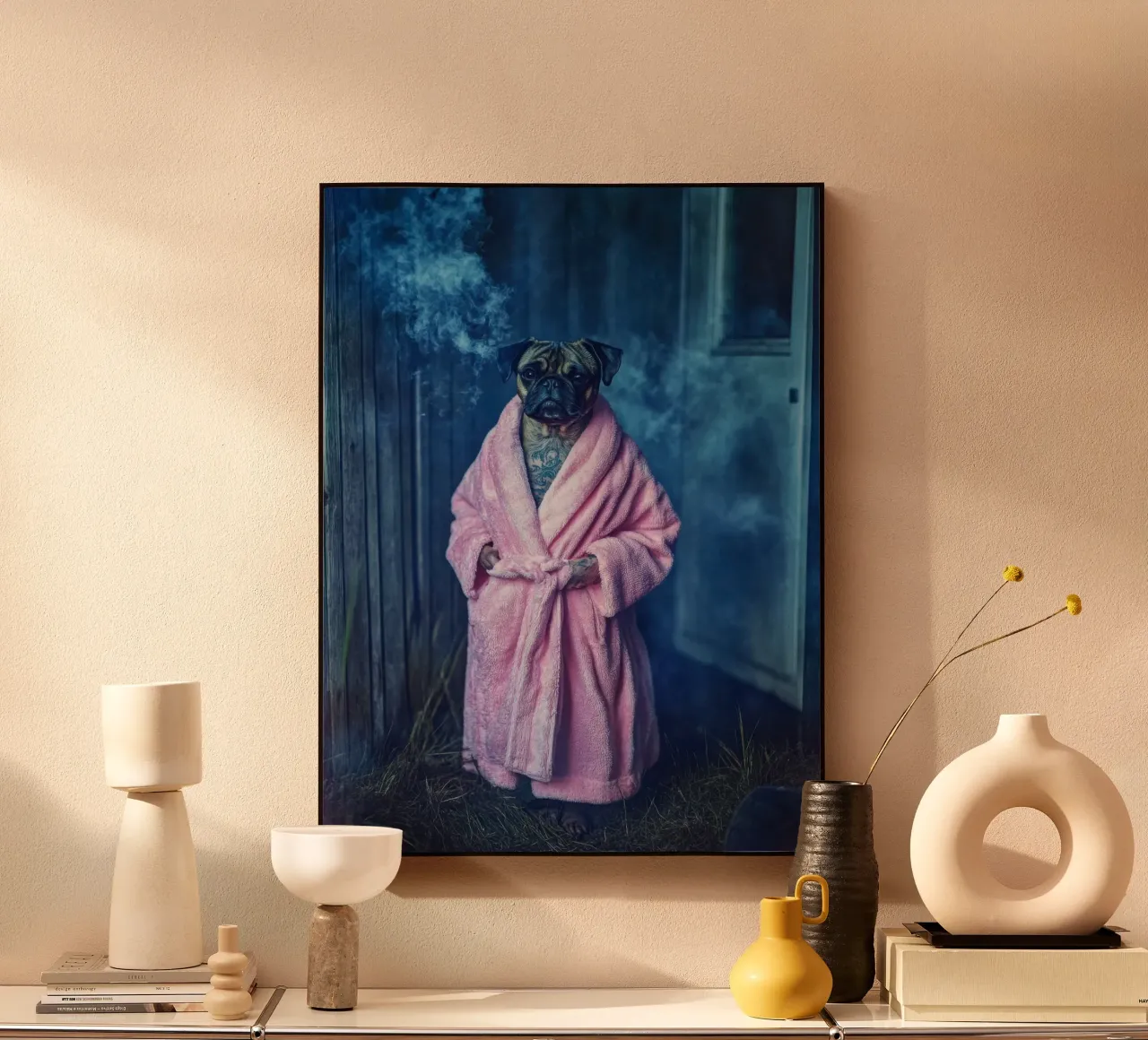 Roscoe plexiglass da Affiches Chien Originales – Dogland