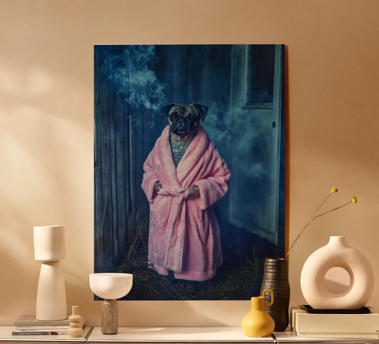 Roscoe plexiglass da Affiches Chien Originales – Dogland