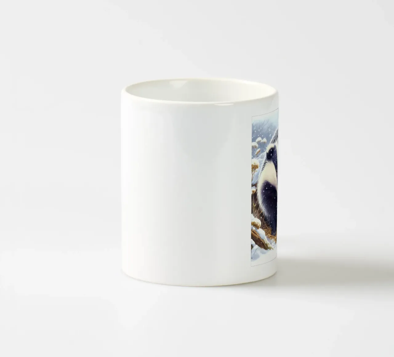 Tasso in inverno tazza in ceramica da ARTOMATIC