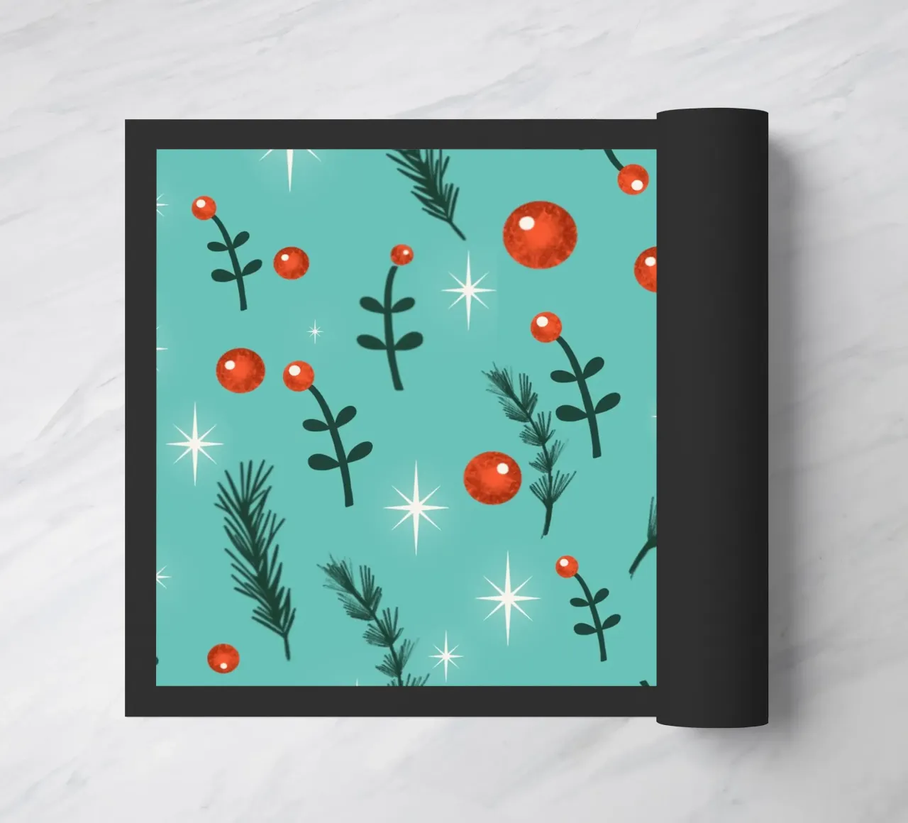Navidad Follaje Azul felpudo de susanacosta