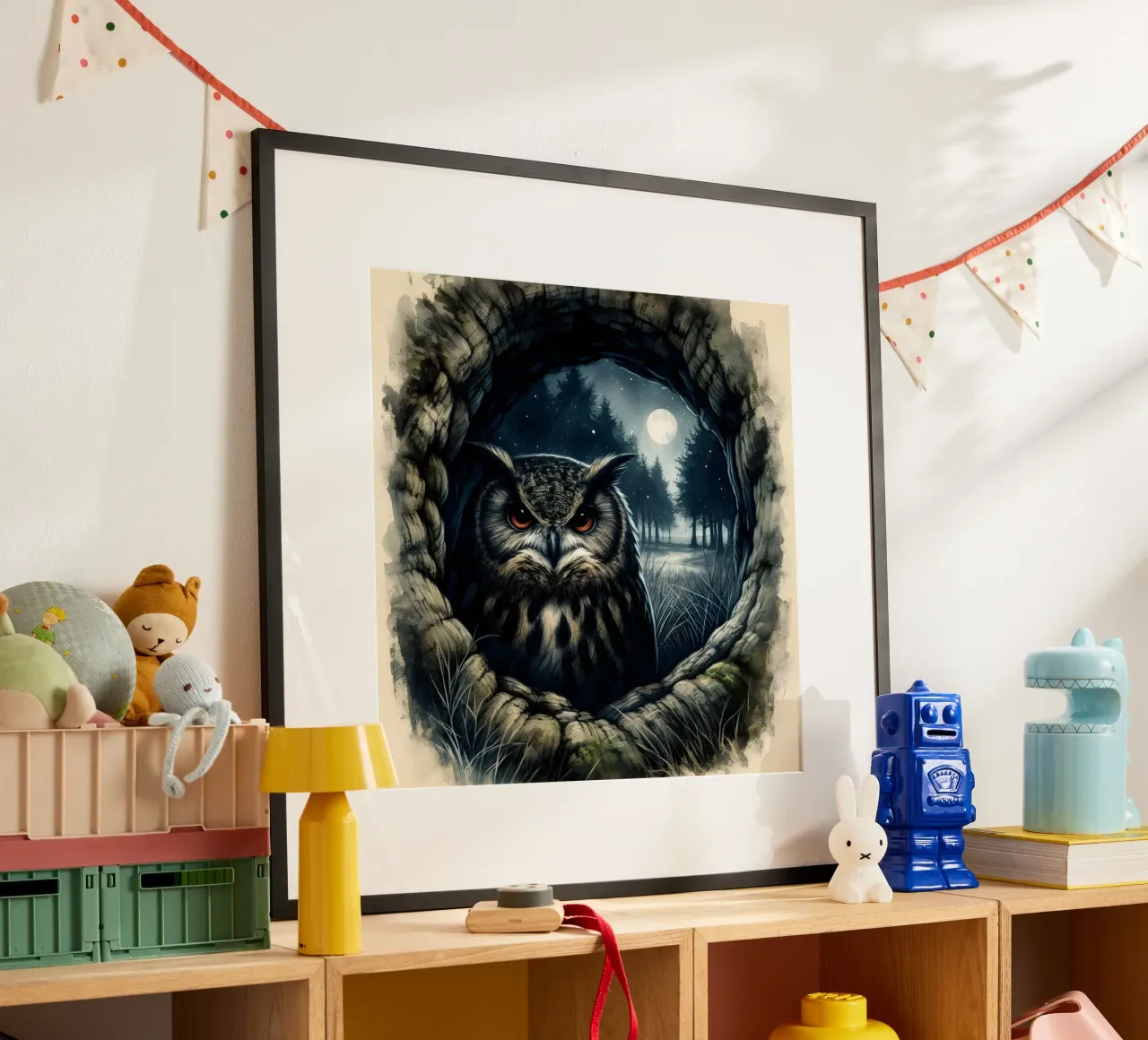 EISEN IM WINTER Poster von ARTOMATIC