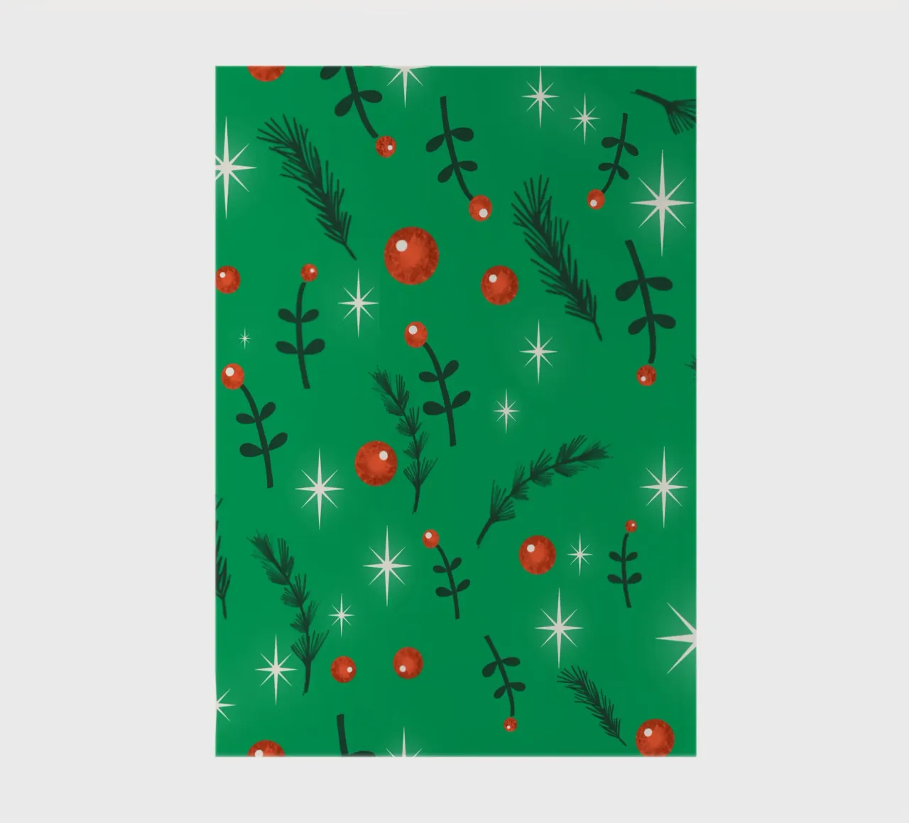 Christmas Foliage Green notebook by susanacosta