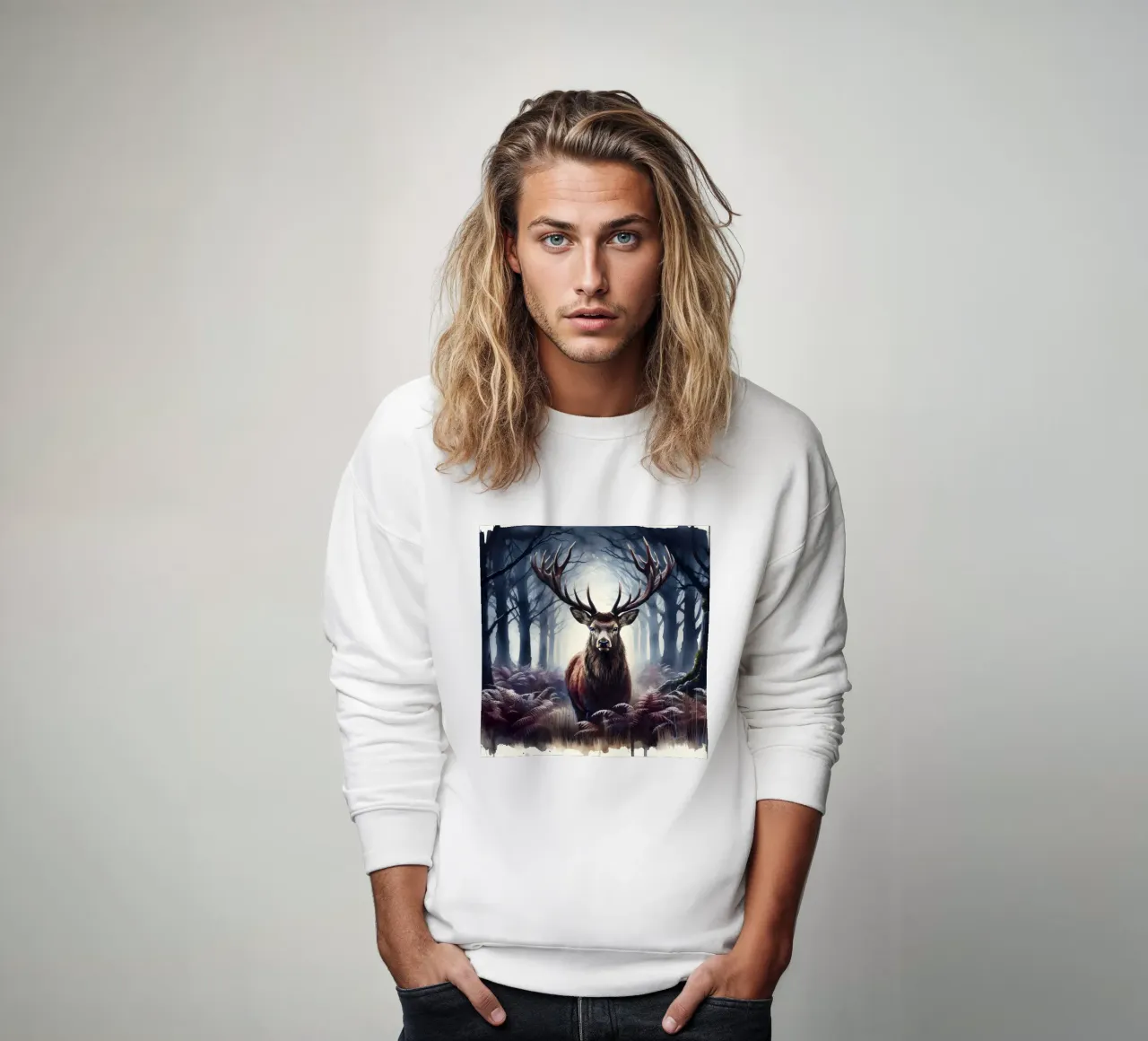 CERVO felpa da ARTOMATIC