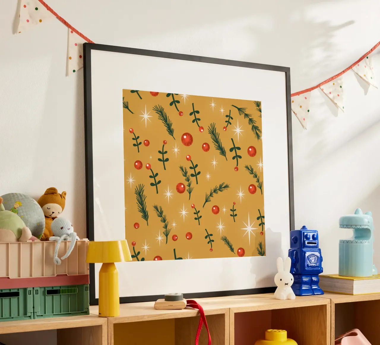 Feuillage de Noël jaune hahnemühle de susanacosta