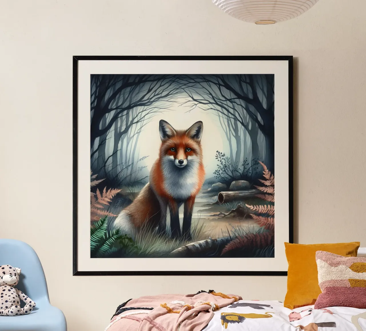 Der Fuchs im Wald Hahnemühle von ARTOMATIC