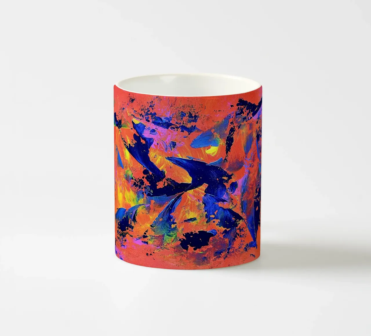 IDEAL GIFT 65 tazza in ceramica da Thierry Vobmann Abstract painting