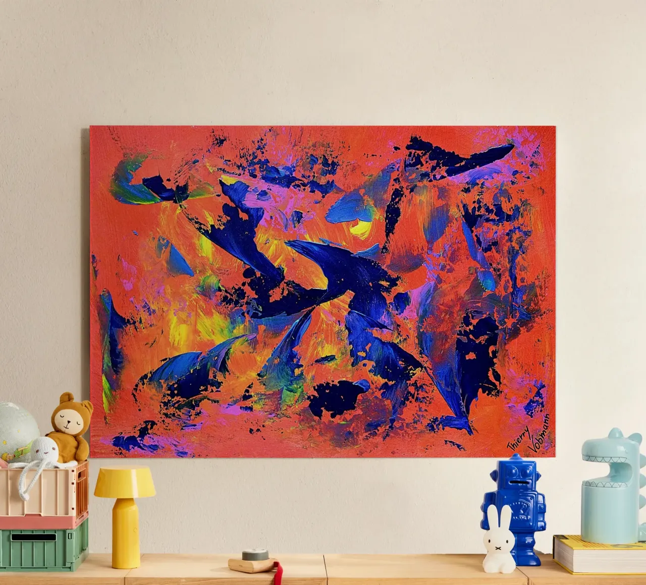 IDEAL GIFT 65 plexiglass da Thierry Vobmann Abstract painting