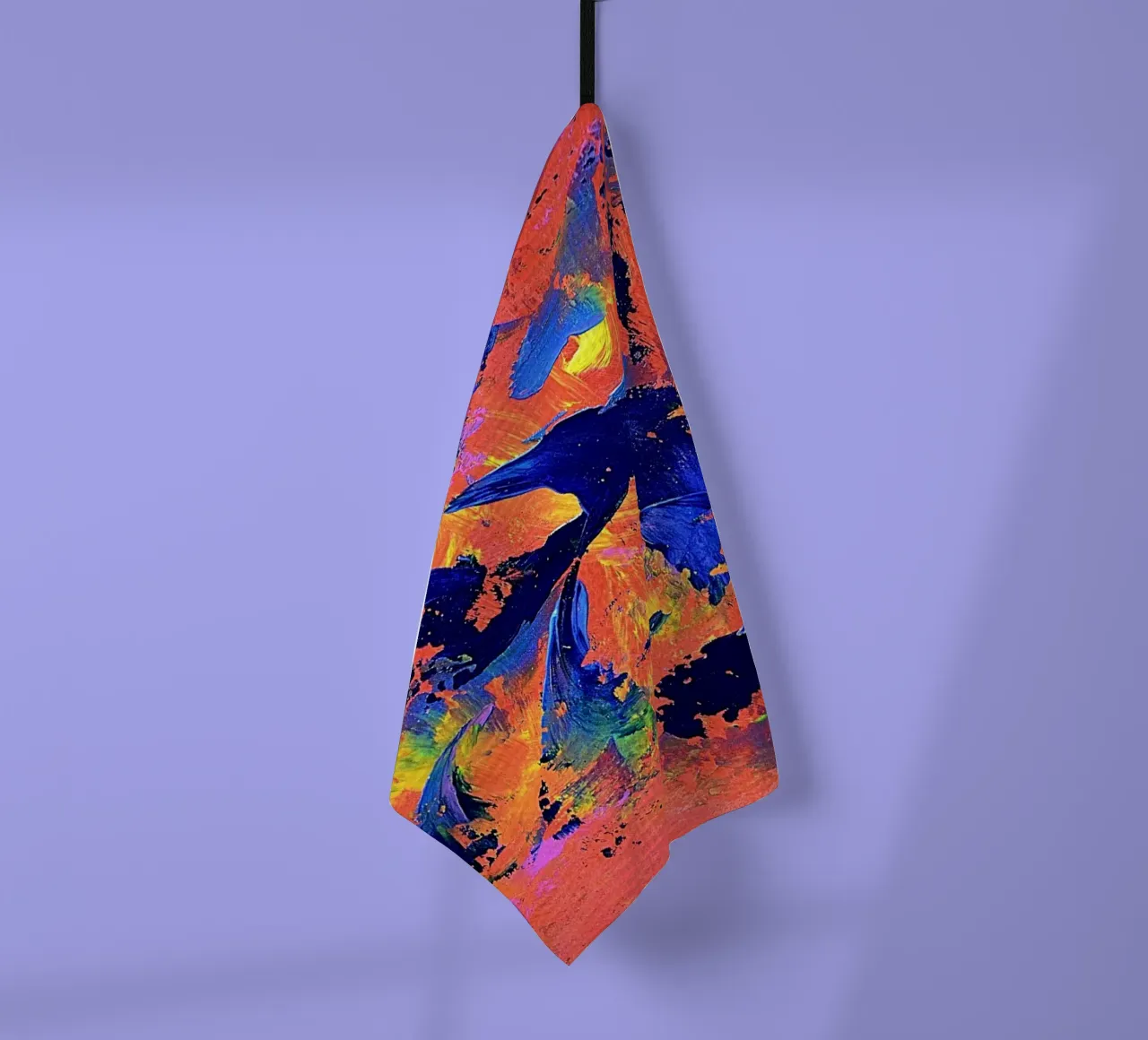IDEAL GIFT 65 tea towel by Thierry Vobmann Abstract painting