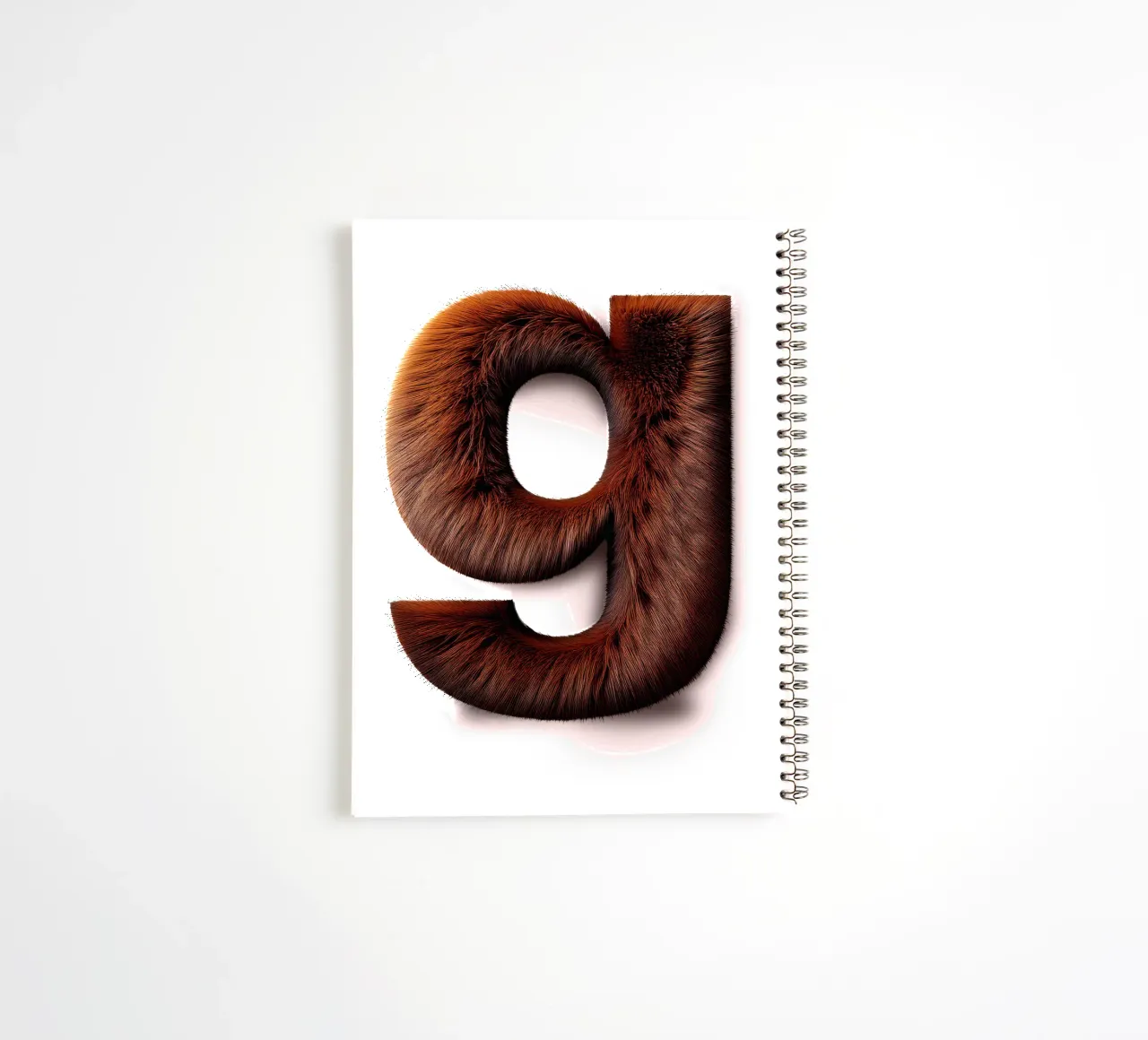 g – grizzly bear spiral notebook by The True Type