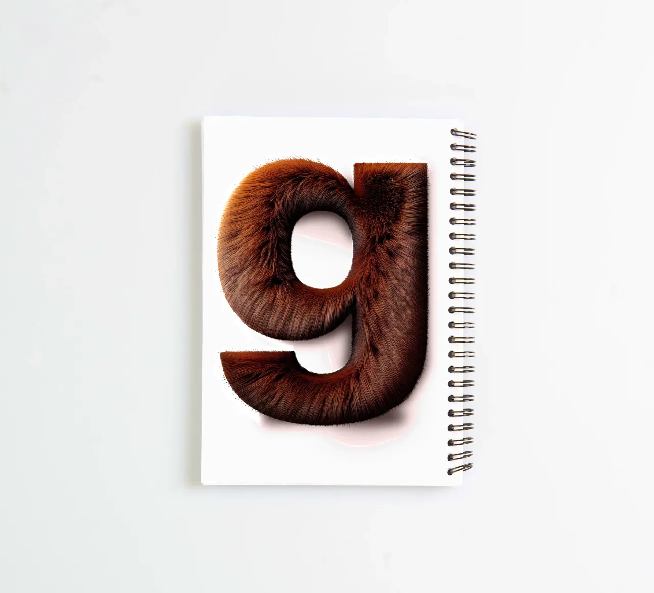 g – grizzly bear spiral notebook by The True Type