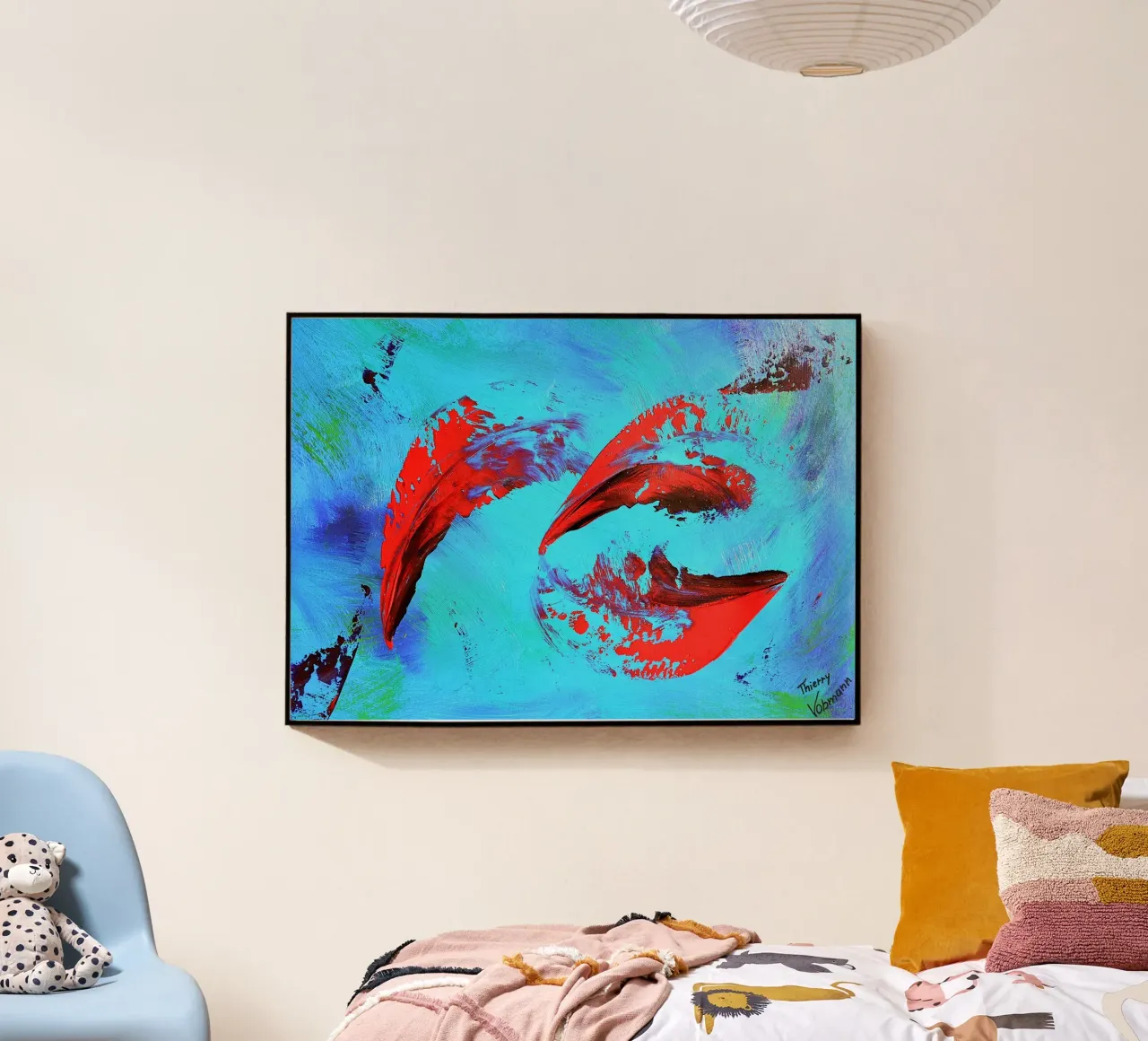 IDEAL GIFT 66 plexiglass da Thierry Vobmann Abstract painting