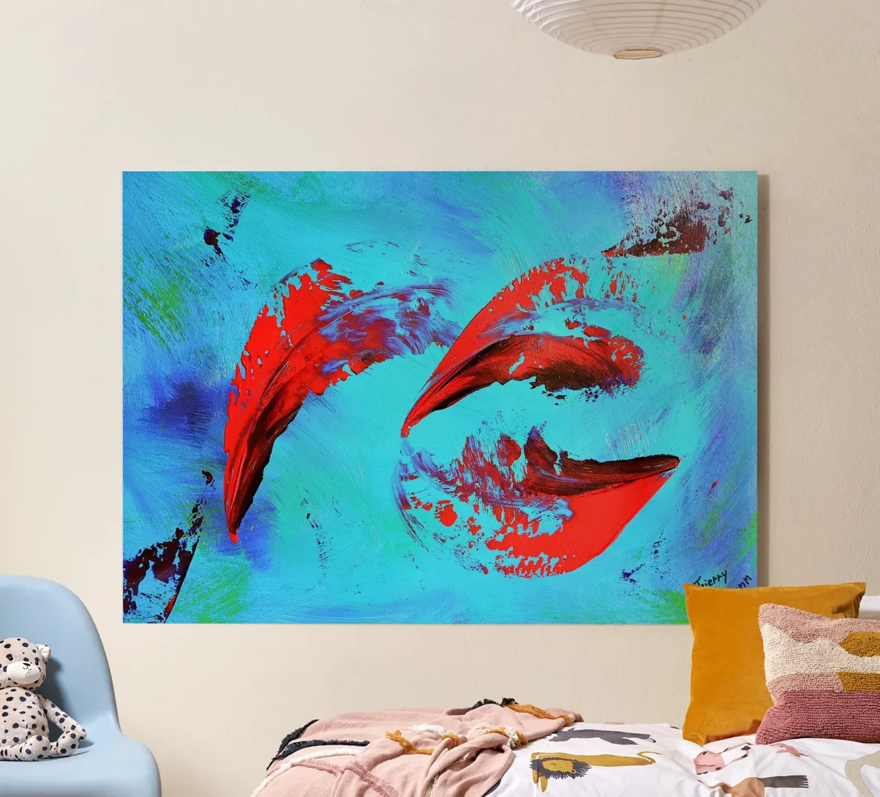 IDEAL GIFT 66 plexiglass da Thierry Vobmann Abstract painting