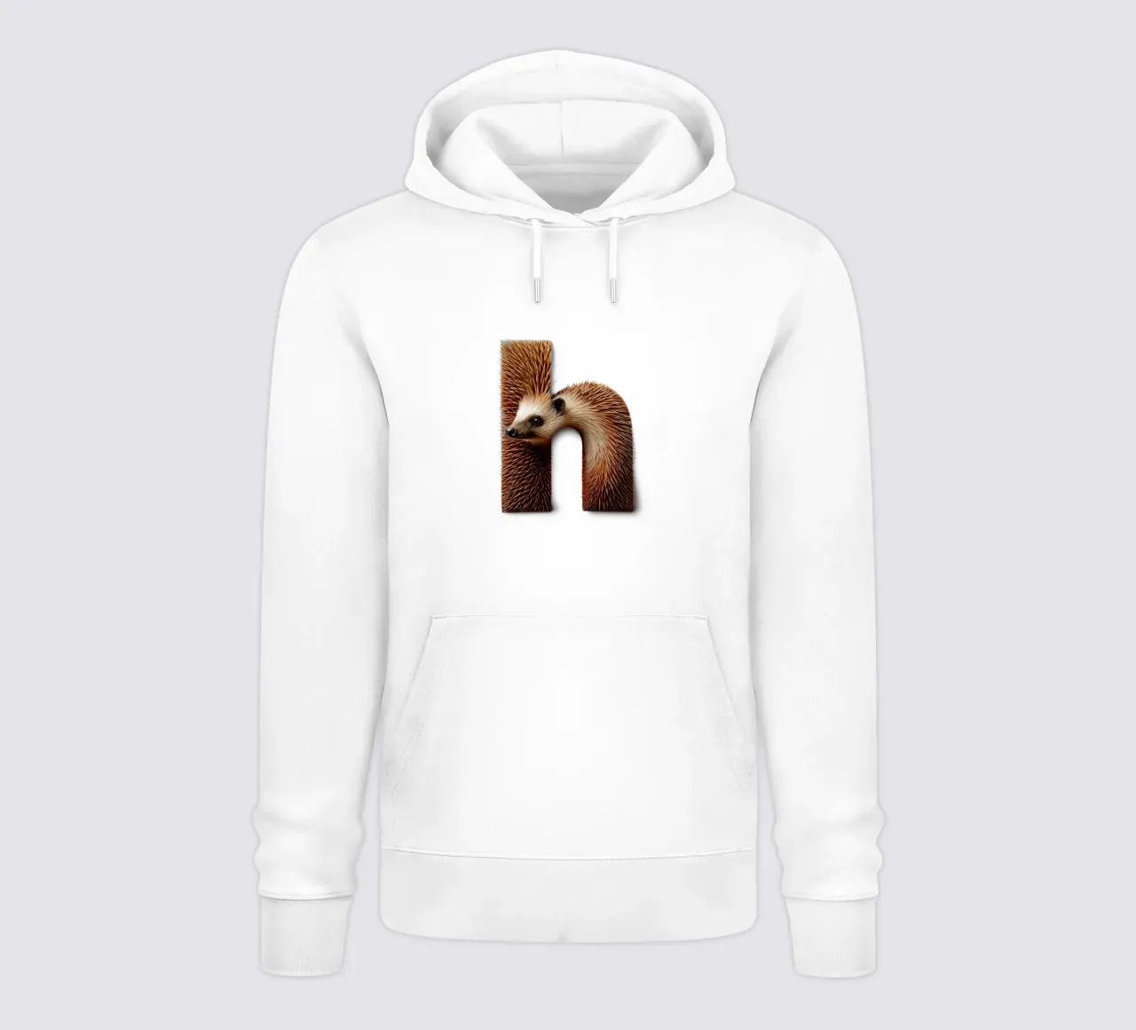 h – hedgehog felpa con cappuccio da The True Type