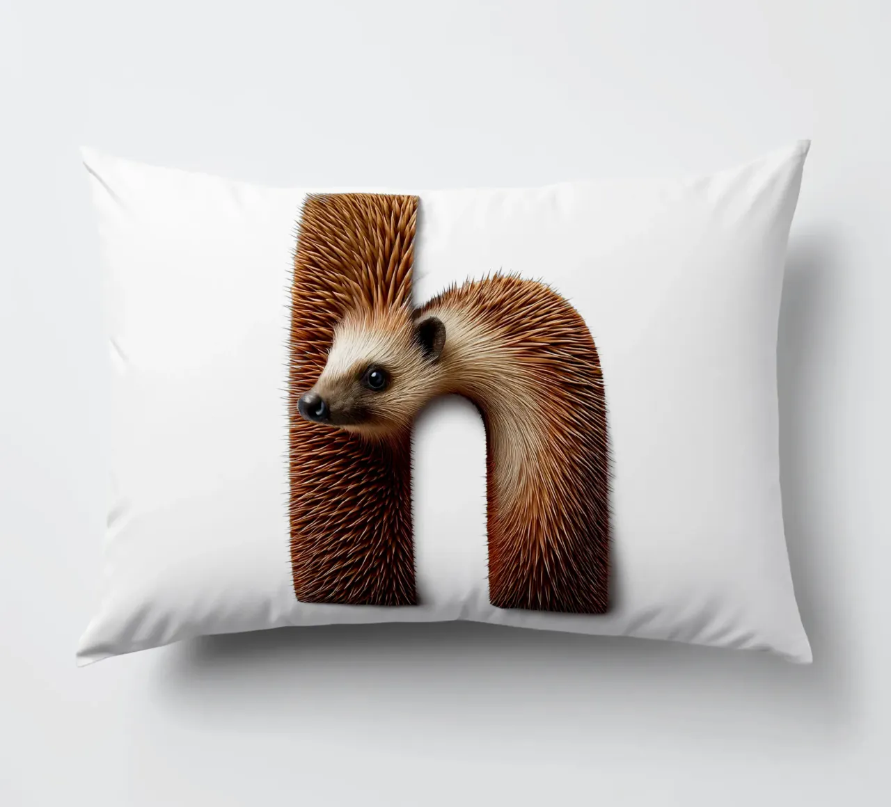 h – hedgehog cuscino da The True Type