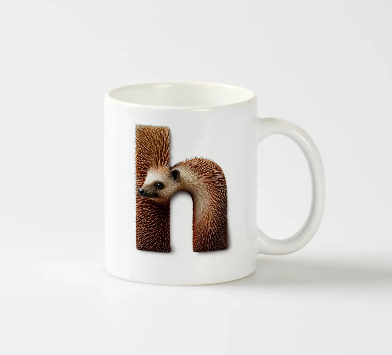h – hedgehog tazza in ceramica da The True Type
