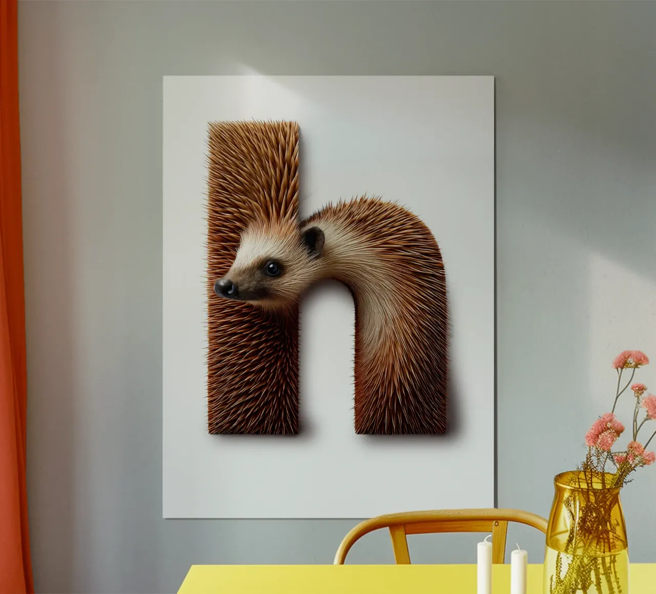 h – hedgehog carta hahnemühle da The True Type