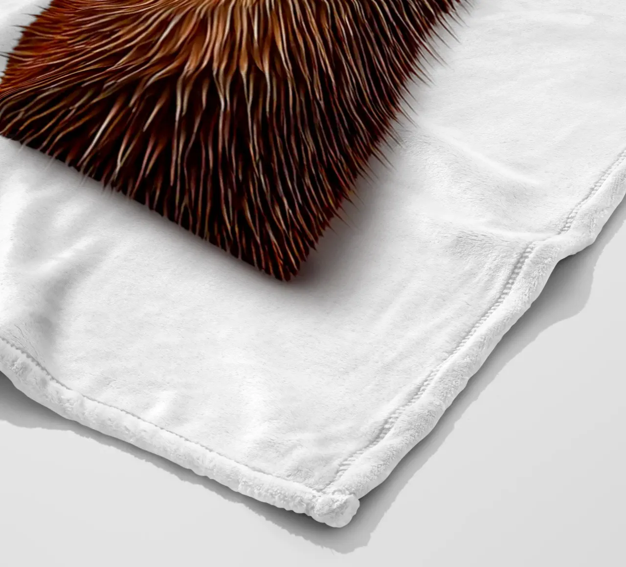 h – hedgehog coperta in pile da The True Type