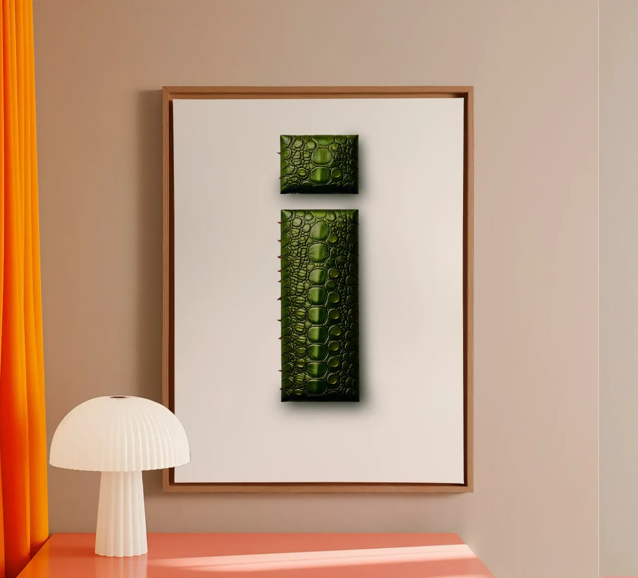 i – iguana canvas by The True Type