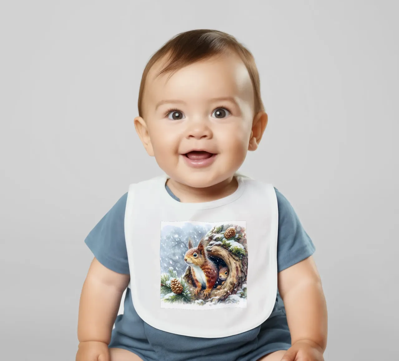 Scoiattolo rosso bavaglino da ARTOMATIC