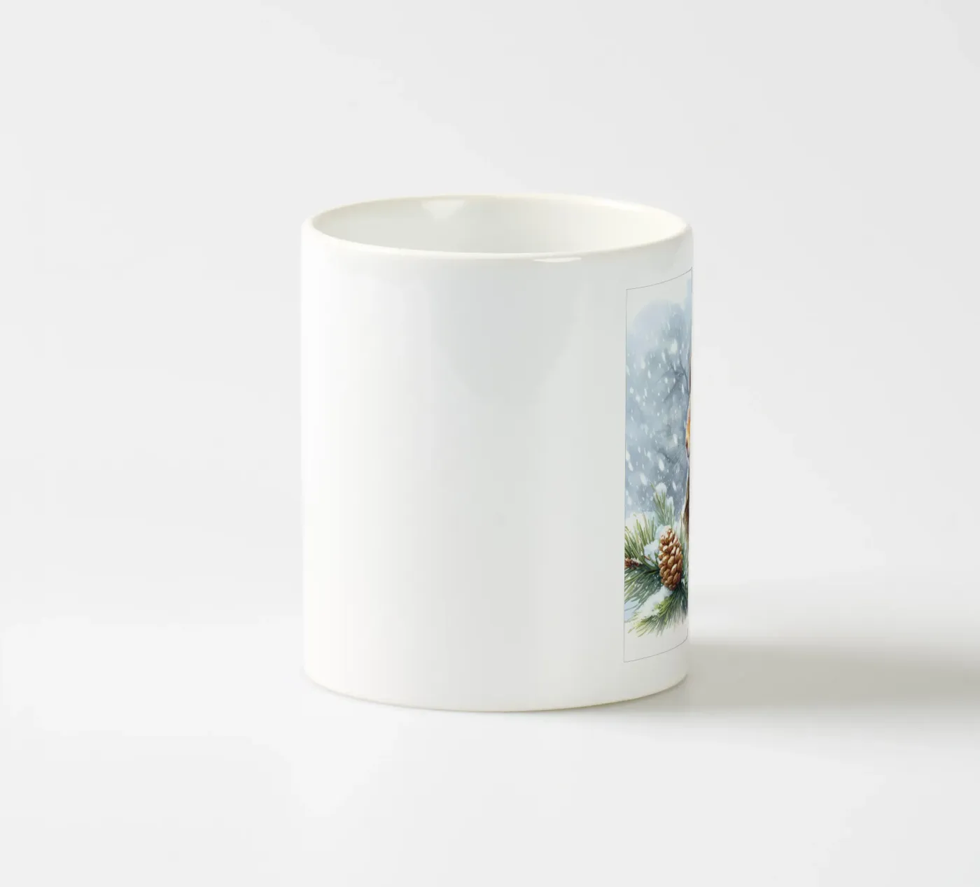 Red Squirrel ceramic mug by ARTOMATIC