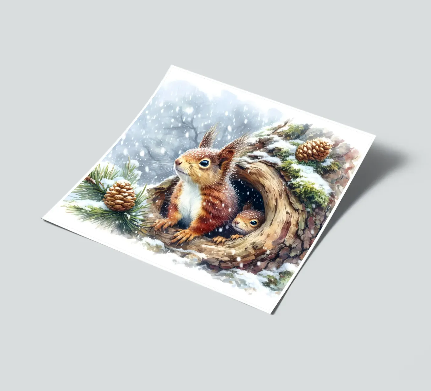 Red Squirrel sticker sheet by ARTOMATIC