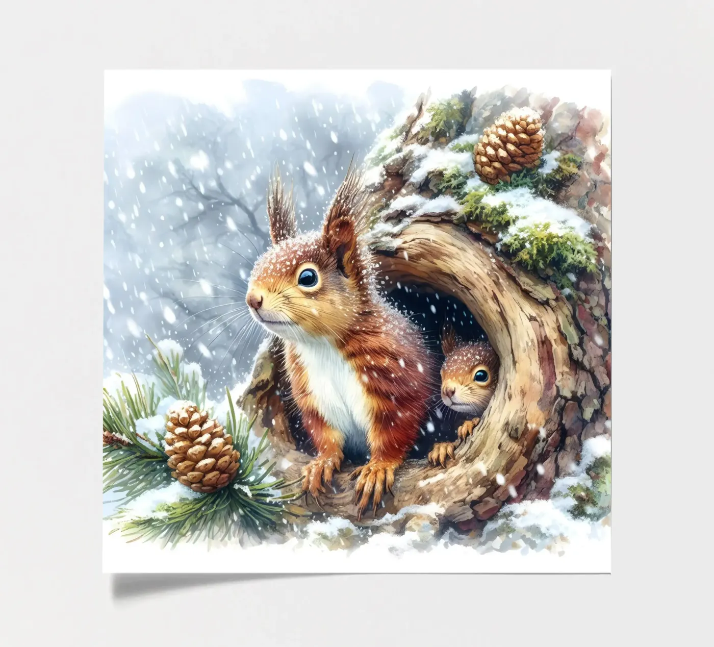 Red Squirrel sticker sheet by ARTOMATIC