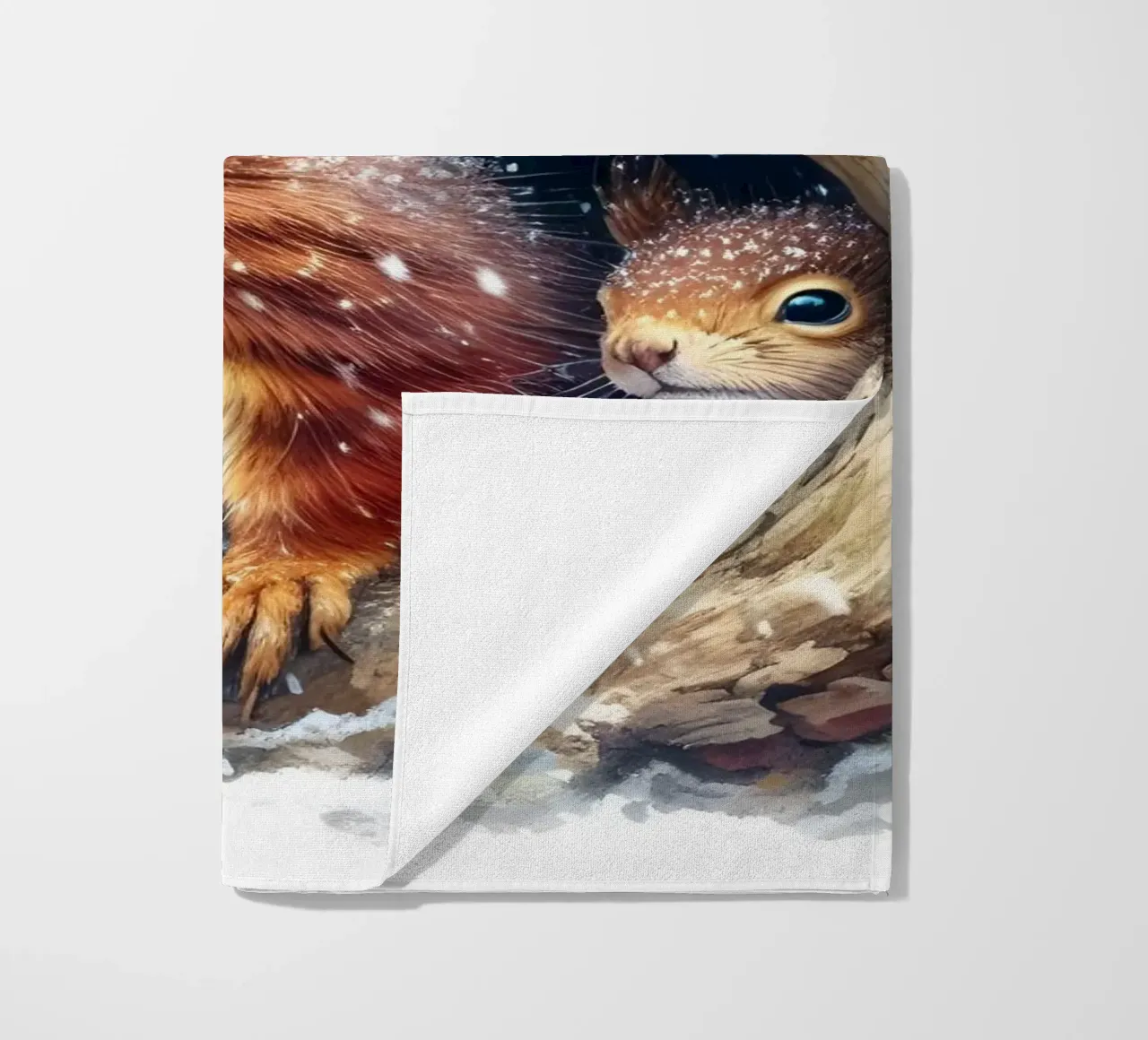 Scoiattolo rosso telo mare da ARTOMATIC