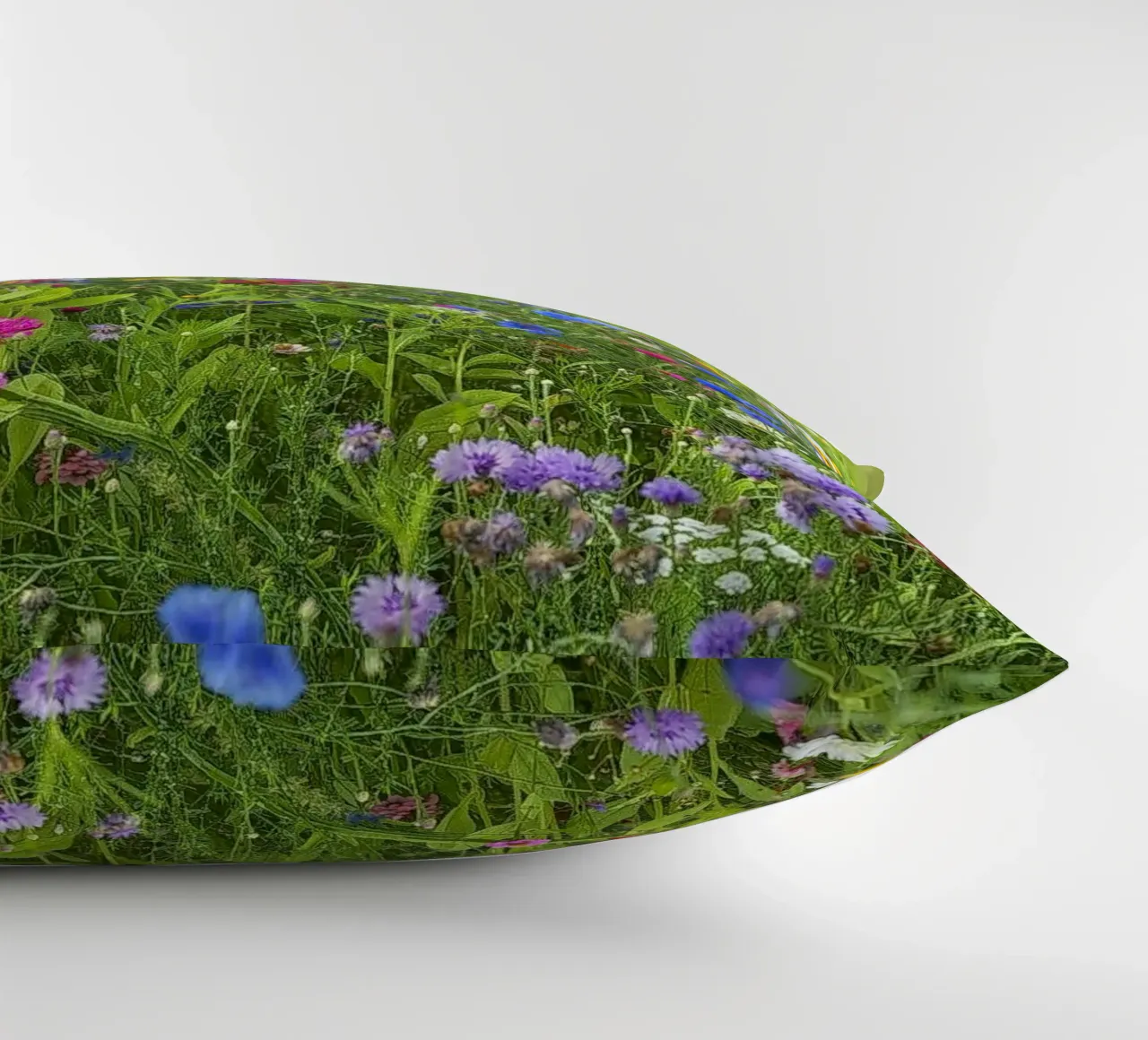 Nature’s Canvas: A Wildflower Symphony decorative cushion by Curious Collections by Marielle Leenders