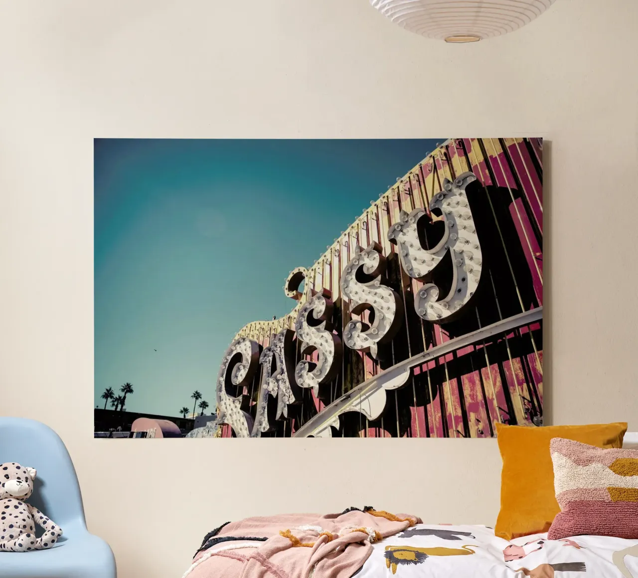 Vegas Sassy canvas by Flo Klein