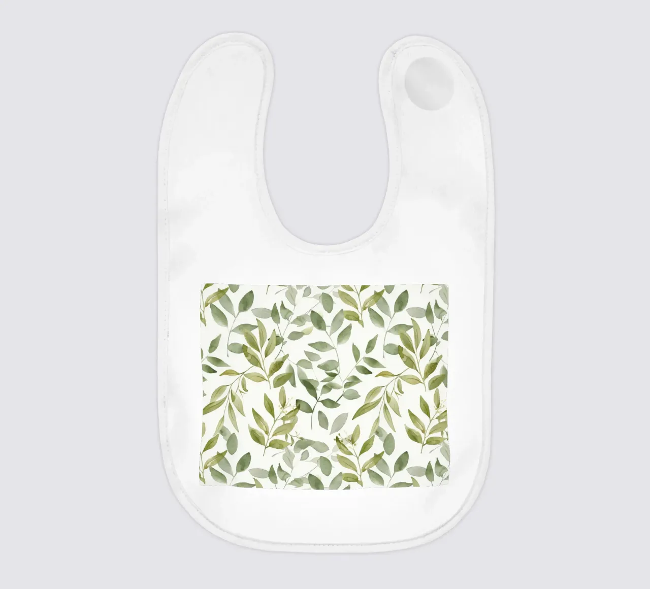 Boho Vintage Botanico Verde Foglie Cottagecore Floreale bavaglino da Gentle Echoes Art