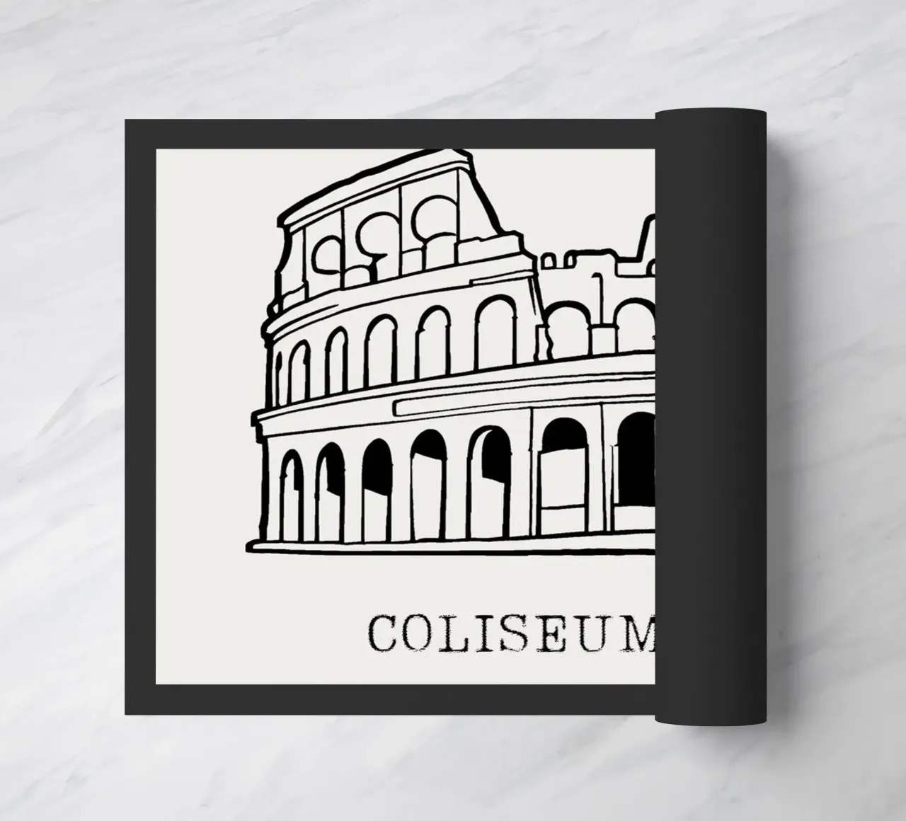 Colosseum in Rome zerbino da ramosashop