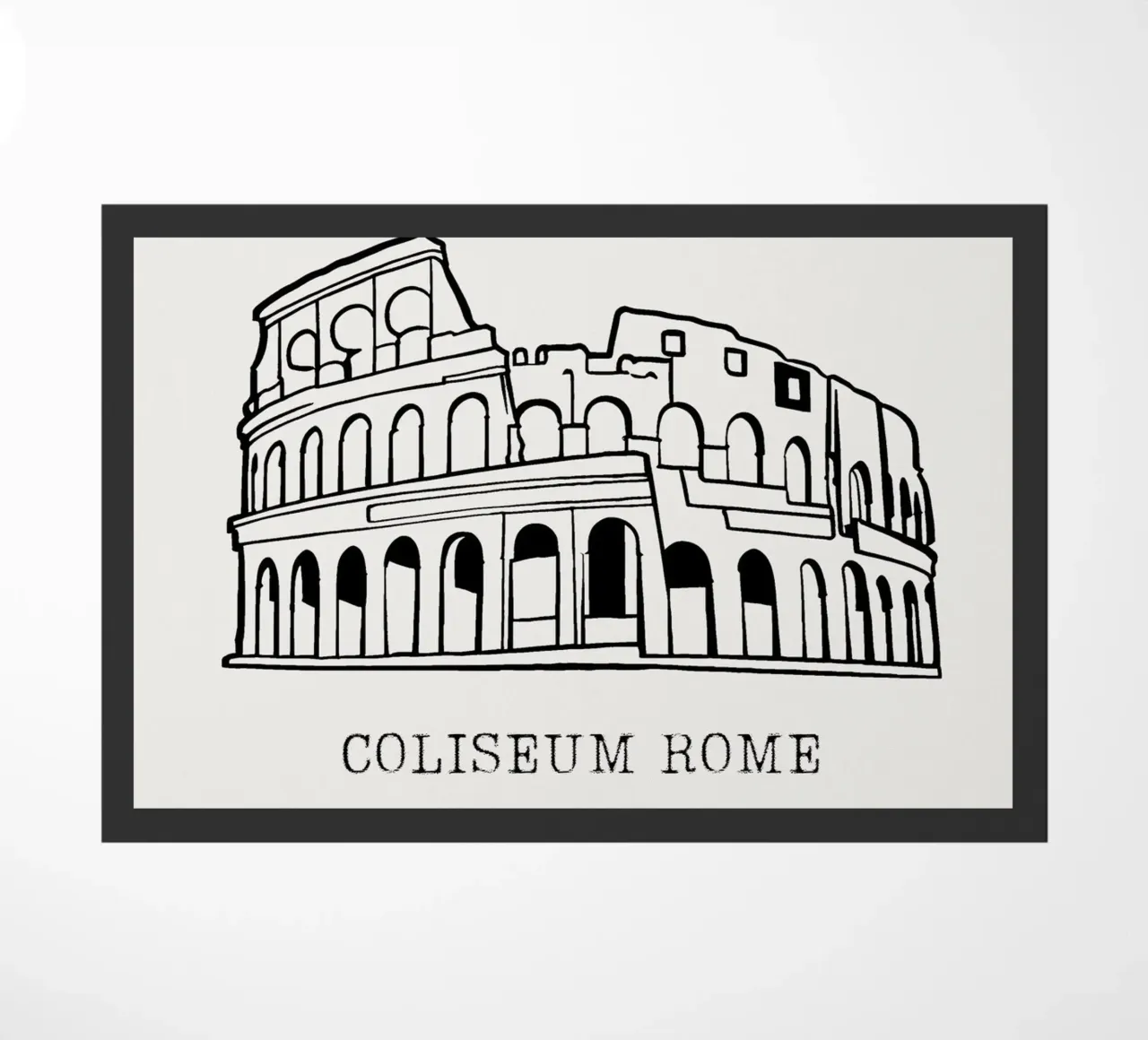 Colosseum in Rome zerbino da ramosashop
