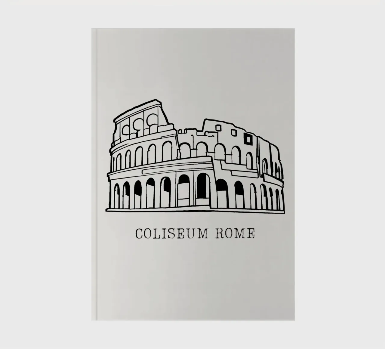 Colosseum in Rome diario da ramosashop