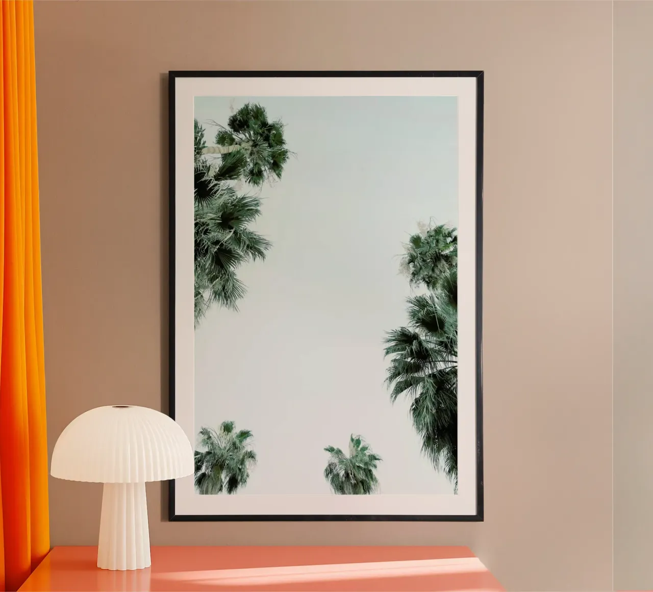 Palm Springs poster con telaio in plastica da Shot By Clint