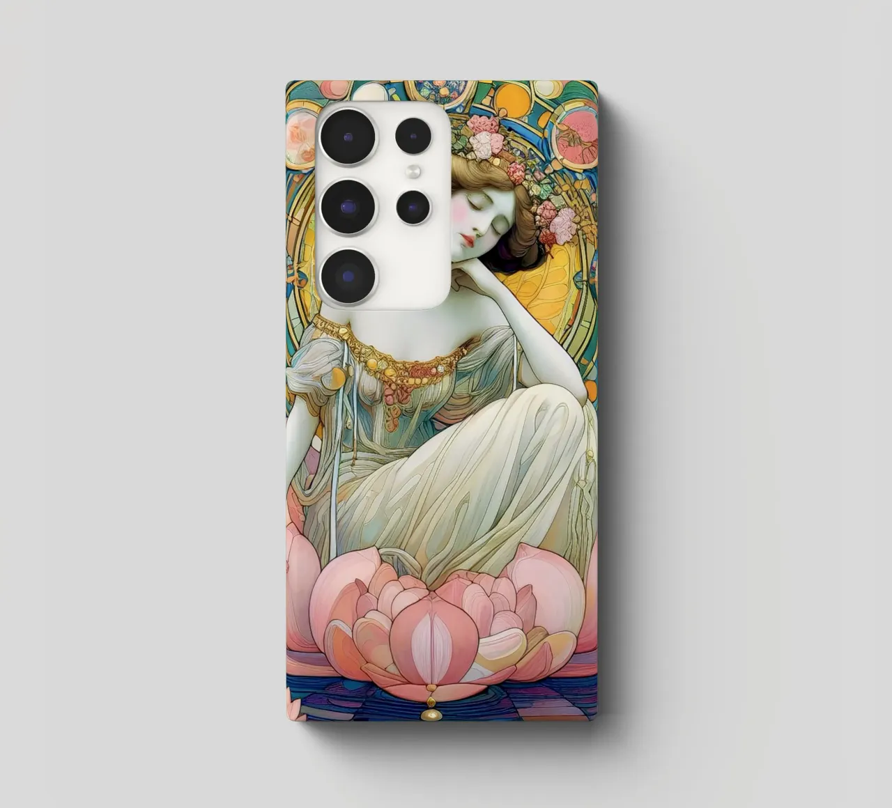 Ninfea cover samsung da Art-Nouveau-Dsg
