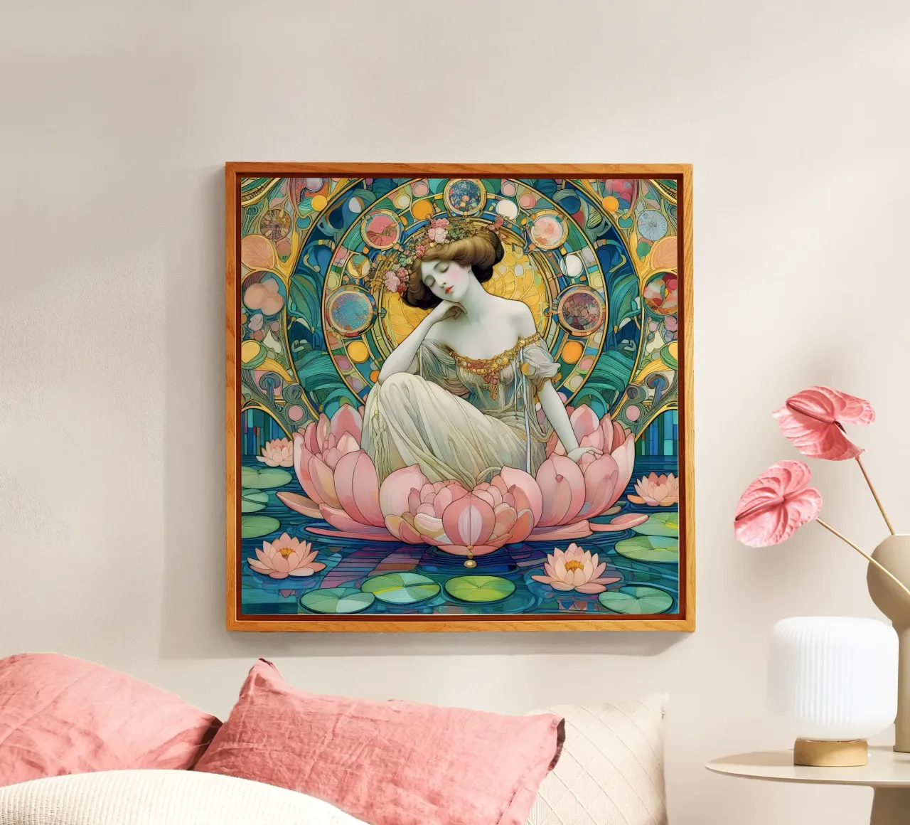 Ninfea plexiglass da Art-Nouveau-Dsg