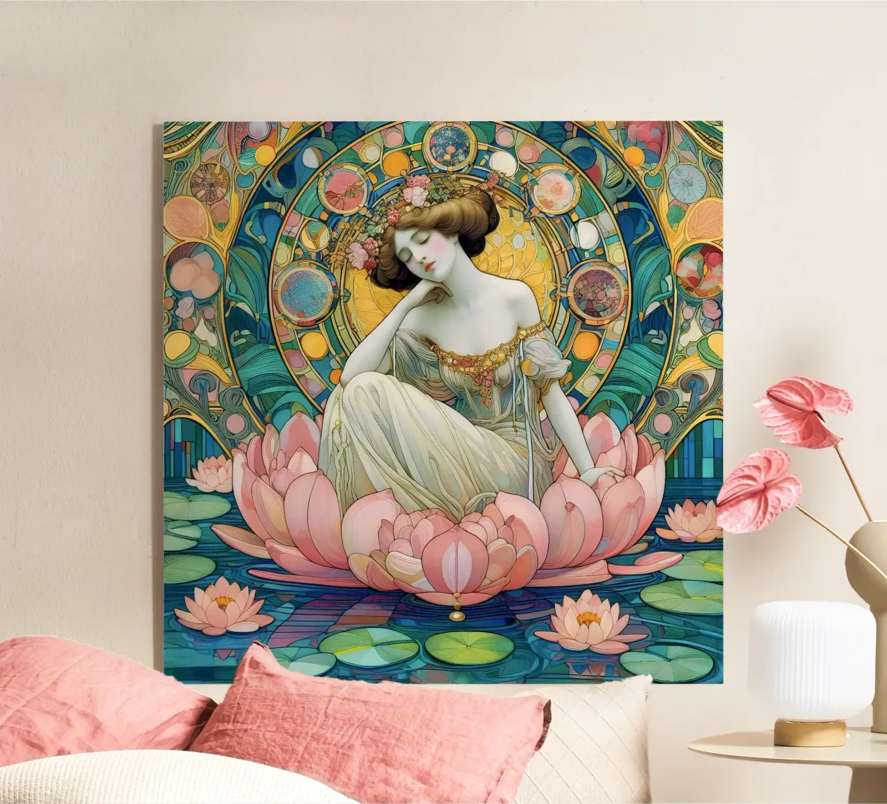 Ninfea plexiglass da Art-Nouveau-Dsg