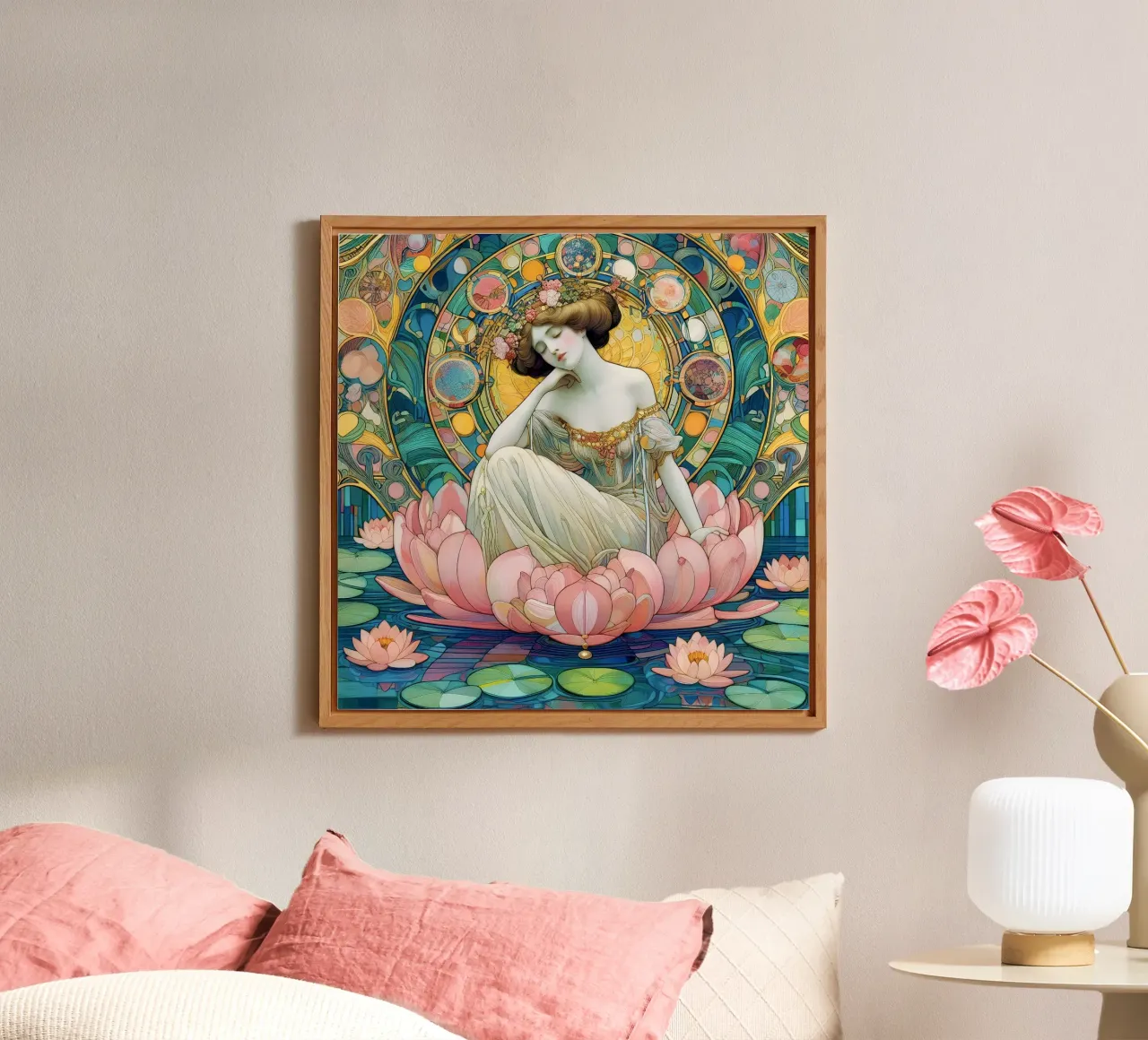 Ninfea pannello forex da Art-Nouveau-Dsg